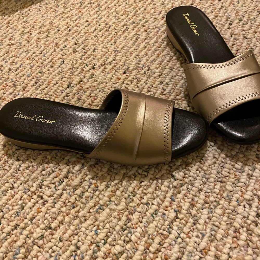 Daniel Green slip on, Dormie Pewter